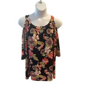 CATO C EST 1946, SIZE 26/28W, PEEKABOO SLEEVE TUNIC